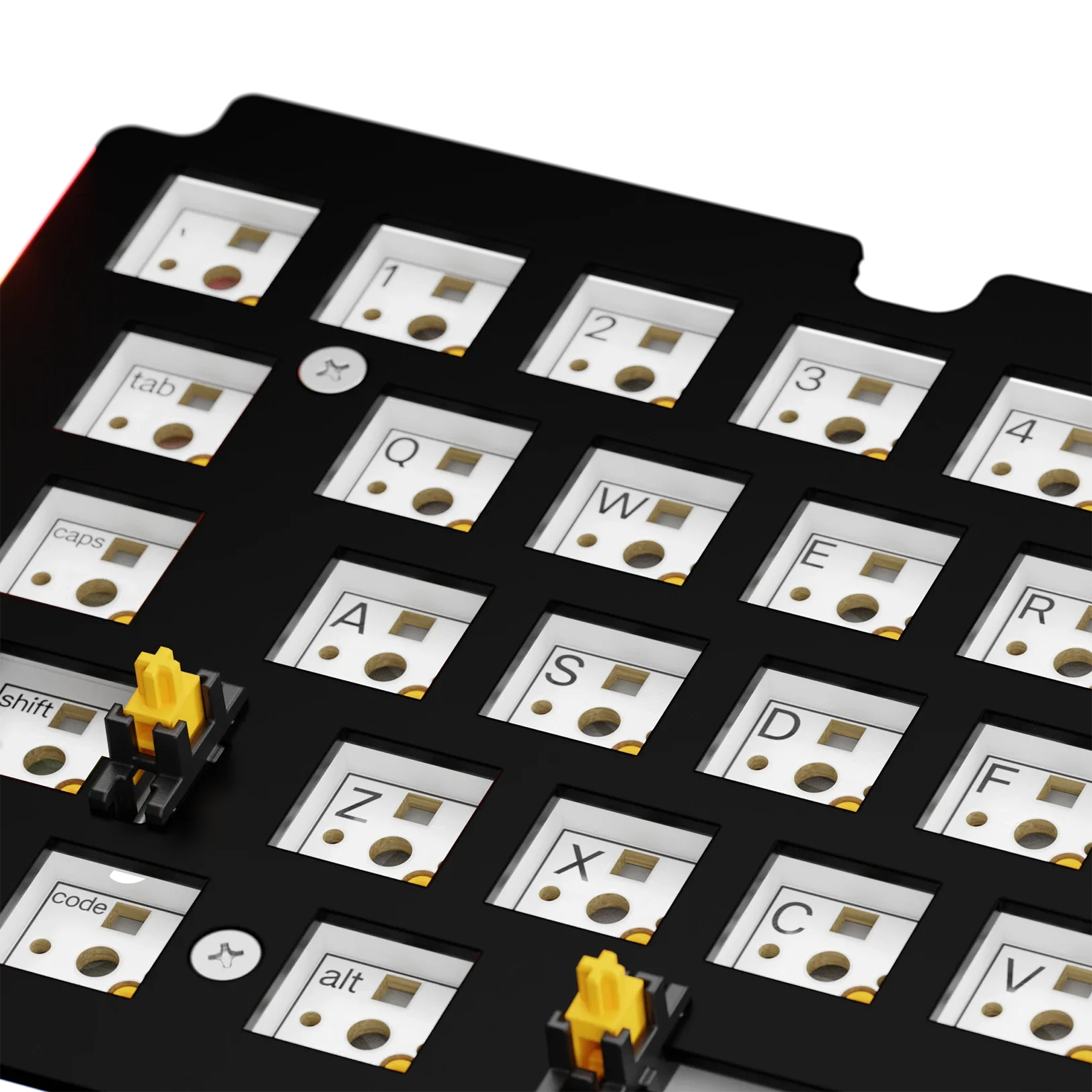 GMMK 3 65% Aluminum Switch Plate - Black ANSI Layout for Mechanical Keyboard | Perfect for Gaming, Typing & Custom Builds