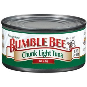 BUMBLE BEE Light Tuna Chunks in Oil - 4 Pack (5 oz Cans) - High Protein, Keto & Paleo Friendly - Perfect for Salads, Sandwiches & Quick Meals
