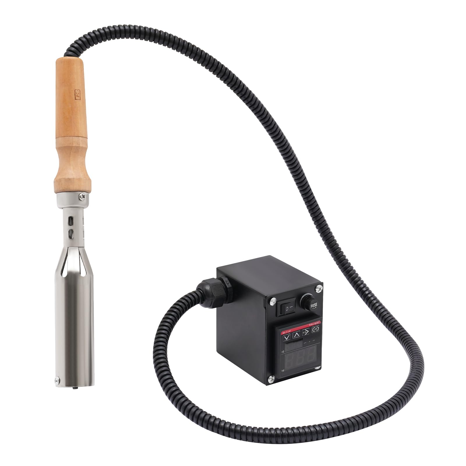 CUBELLIN 110V 300W Portable Handheld Hot Stamping Machine - Adjustable Temperature Leather Embossing Tool for DIY Crafting, Leatherworking, Bookbinding & Gift Personalization