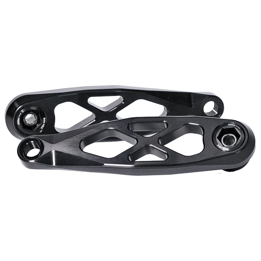 5Dev R Spec Bosch eCranks - 160mm Black eBike Crankset | High-Performance Electric Bike Cranks for Bosch Motors | Perfect for Mountain Biking & Commuting