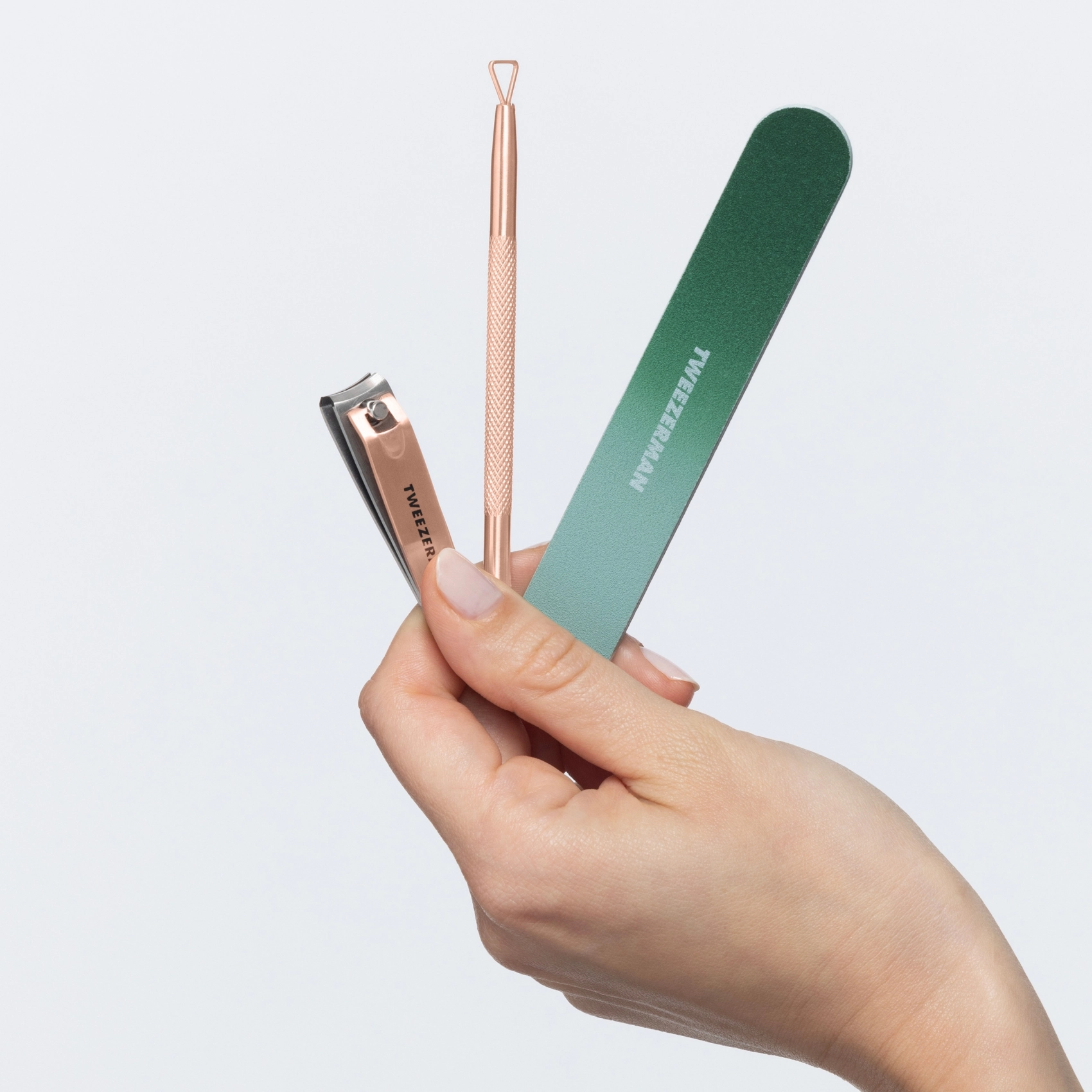 Tweezerman Enchanted Garden Manicure Set - Premium Nail Care Kit with Stainless Steel Tools for At-Home Spa & Gifting - Perfect for DIY Manicures, Self-Care, and Special Occasions