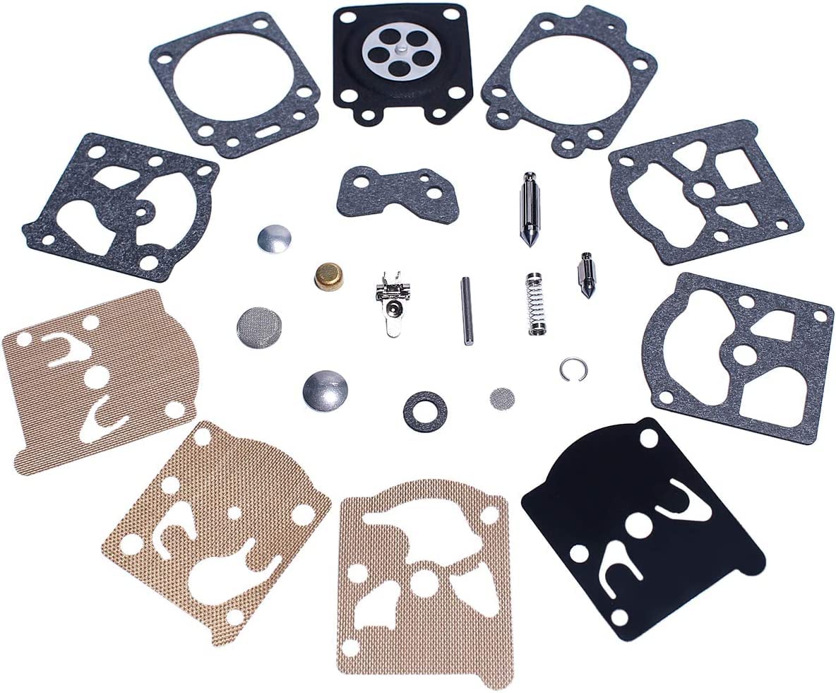 MaxLLTo Replacement K20-WAT Carburetor Gasket Repair Kit - Compatible with Walbro WA & WT Carburetors - Fits Stihl 017/025/021, Echo CS3000/C3450, Husqvarna 36/39/40/55/244R/245R/132 - Perfect for Chainsaw & Power Equipment Maintenance & Repair