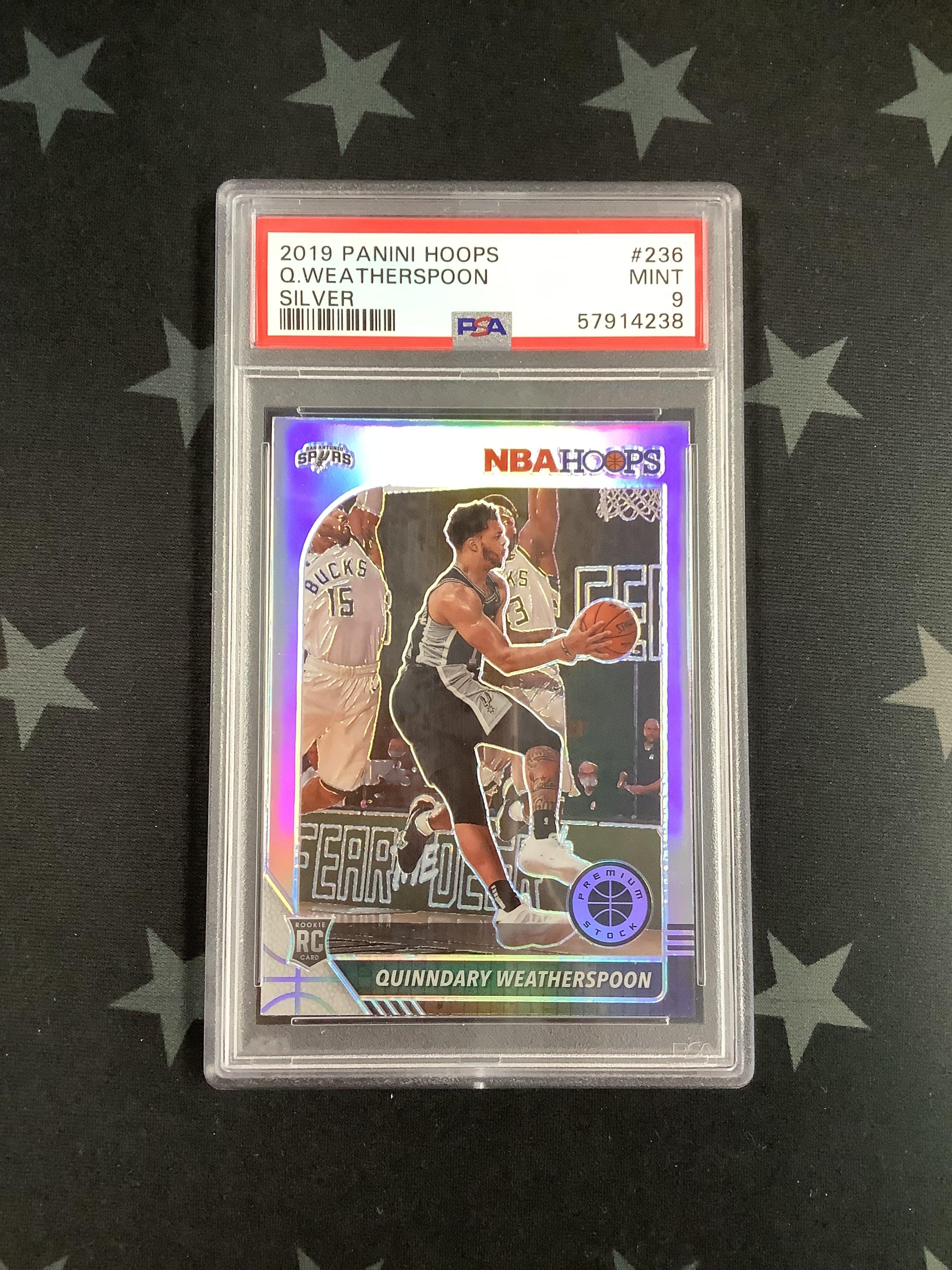 2019 PANINI HOOPS Basketball Card - Quentin Weatherspoon #236 PSA Mint 9 (57914238) - Rare Collectible for NBA Fans & Sports Memorabilia Enthusiasts - Perfect for Display, Trading, and Investment