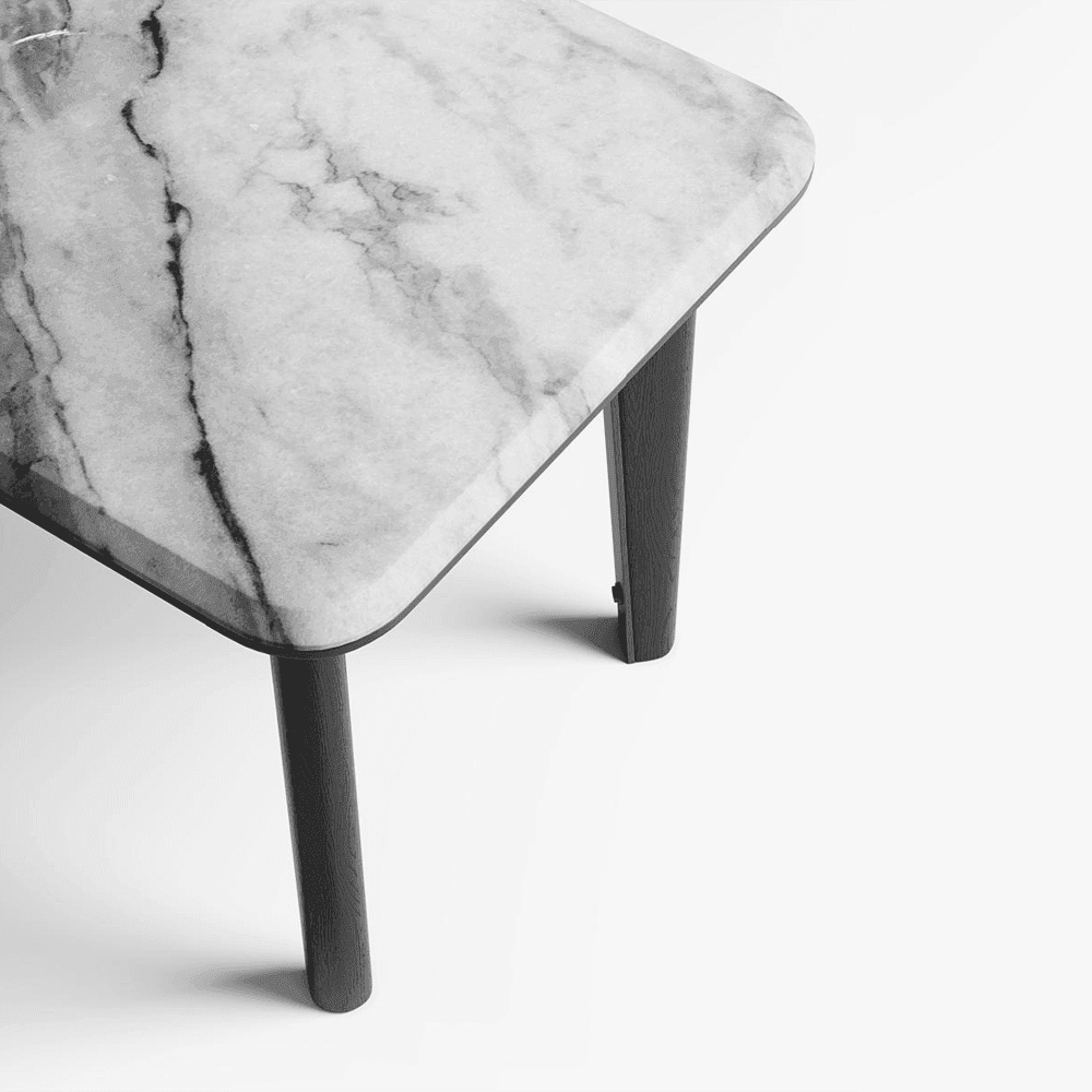 Evangeline Modern Marble Tech Dining Table - Elegant Kitchen & Dining Room Furniture for Home & Office Use
