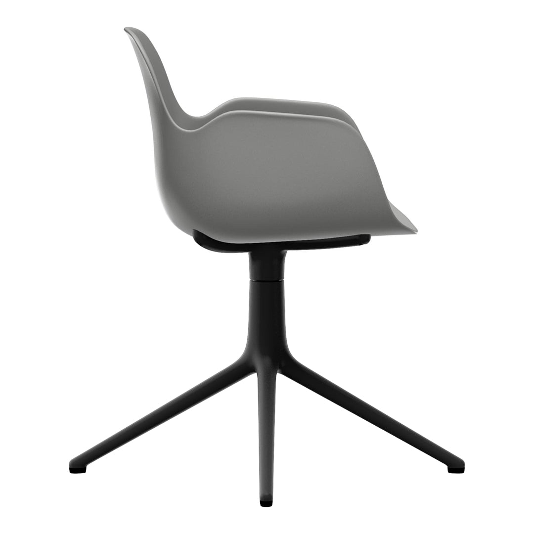 Modern Form Armchair with 4L Swivel Base - Ergonomic Office Chair for Home & Workspace - Perfect for Working, Gaming, and Relaxing