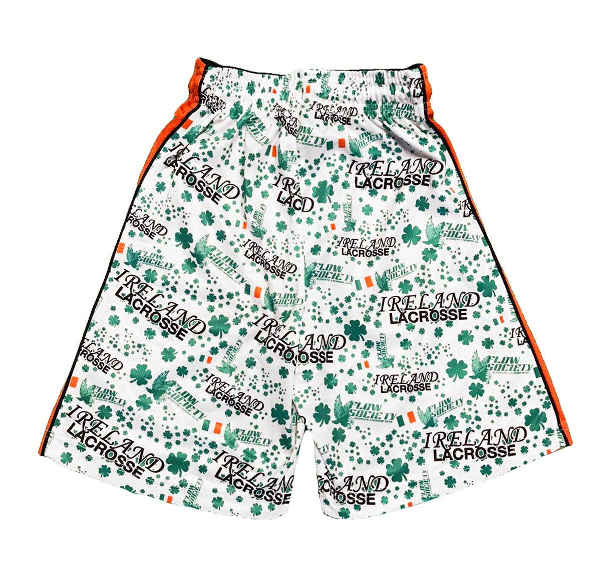 Flow Society Men's Shamrock Athletic Shorts - Breathable Quick-Dry Workout Shorts for Running, Gym & Casual Wear