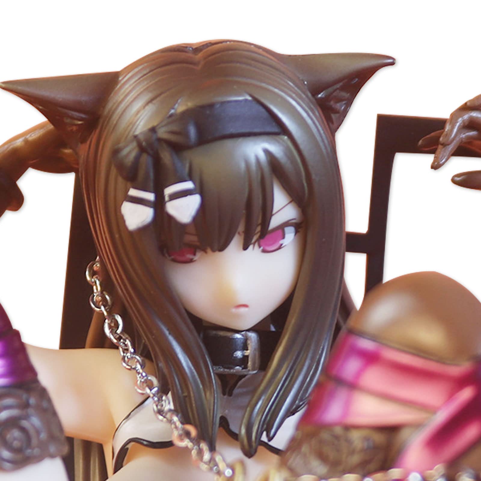 Japanese Anime Figure - Alutina Shuizhi Silver Forest Fairy Princess with Bright Blade & Cat Star | Collectible Anime Kneeling Statue for Home Decor, Office Display & Gift for Anime Fans