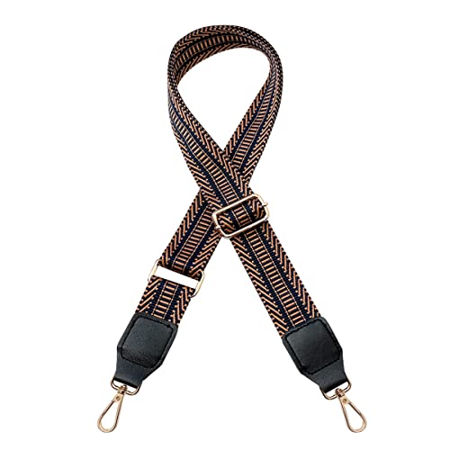 Orange & Navy W/ Leather Ends