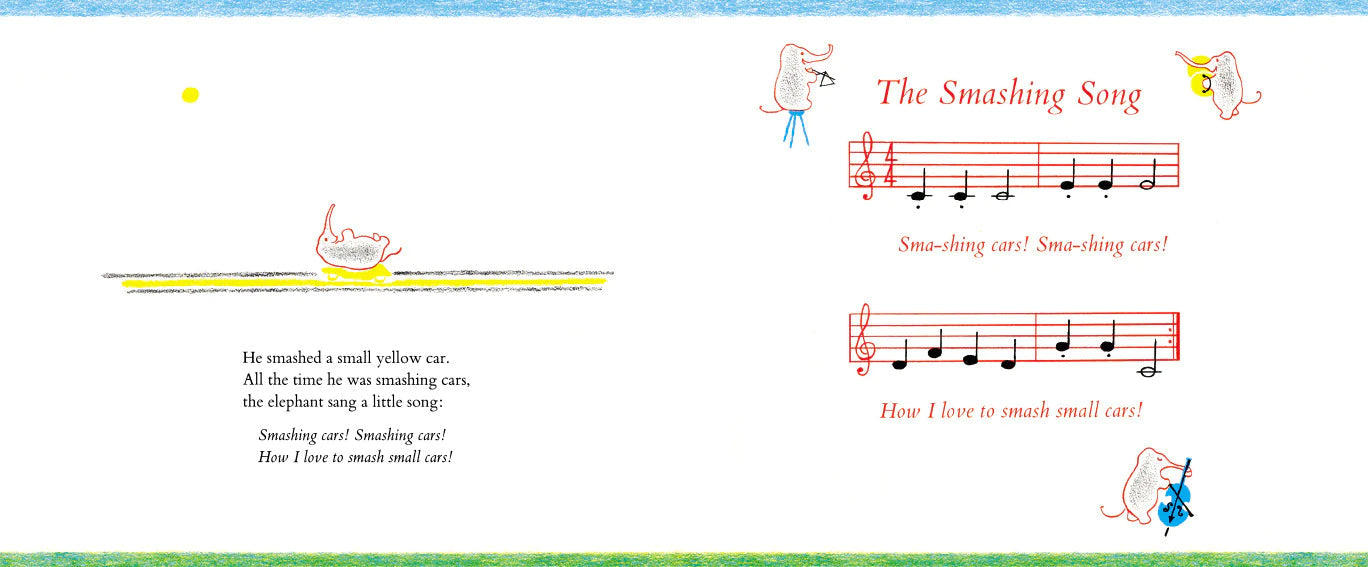 The Elephant Who Liked to Smash Small Cars - Fun Animal Story Book for Kids | Perfect for Bedtime Reading & Early Learning