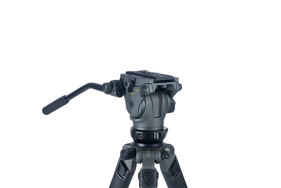 ALTA PRO 2V 263CVP Carbon Fiber Tripod with 2-Way Video Pan Head - 11lbs/5kg Load Capacity - Professional Camera Support for Photography & Videography - Perfect for Outdoor Shoots, Travel Vlogging, and Studio Work