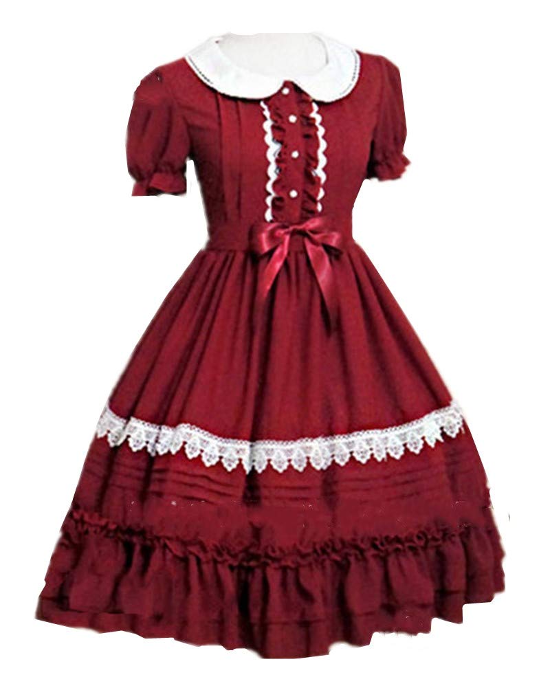 Plus Size Women's Medieval Maid Dress - Sweet Lolita Costume for Cosplay, Halloween & Renaissance Fairs | Elegant Vintage-Inspired Outfit