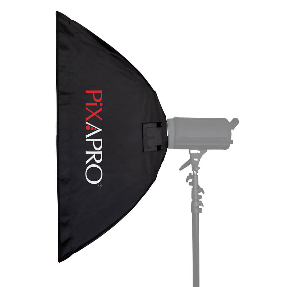 60x90cm (2'x3') Professional Rectangular Softbox with Mounting Ring - Perfect for Studio Photography, Portrait Lighting, and Product Shoots
