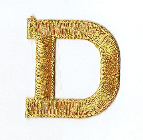 Gold Letter D