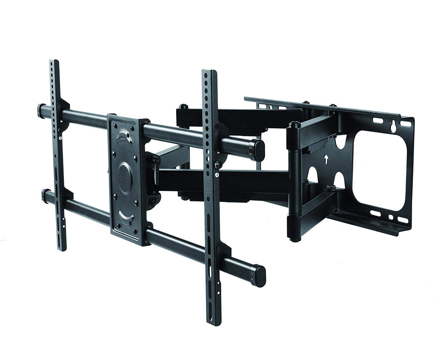 Heavy Duty Full Motion TV Wall Mount Bracket for 37-102 inch TVs - Dual Arm Articulating Swivel Tilt Mount for OLED, LED, Plasma Screens - Industrial Quality Sturdy Design for Home Theater, Living Room & Office Setup