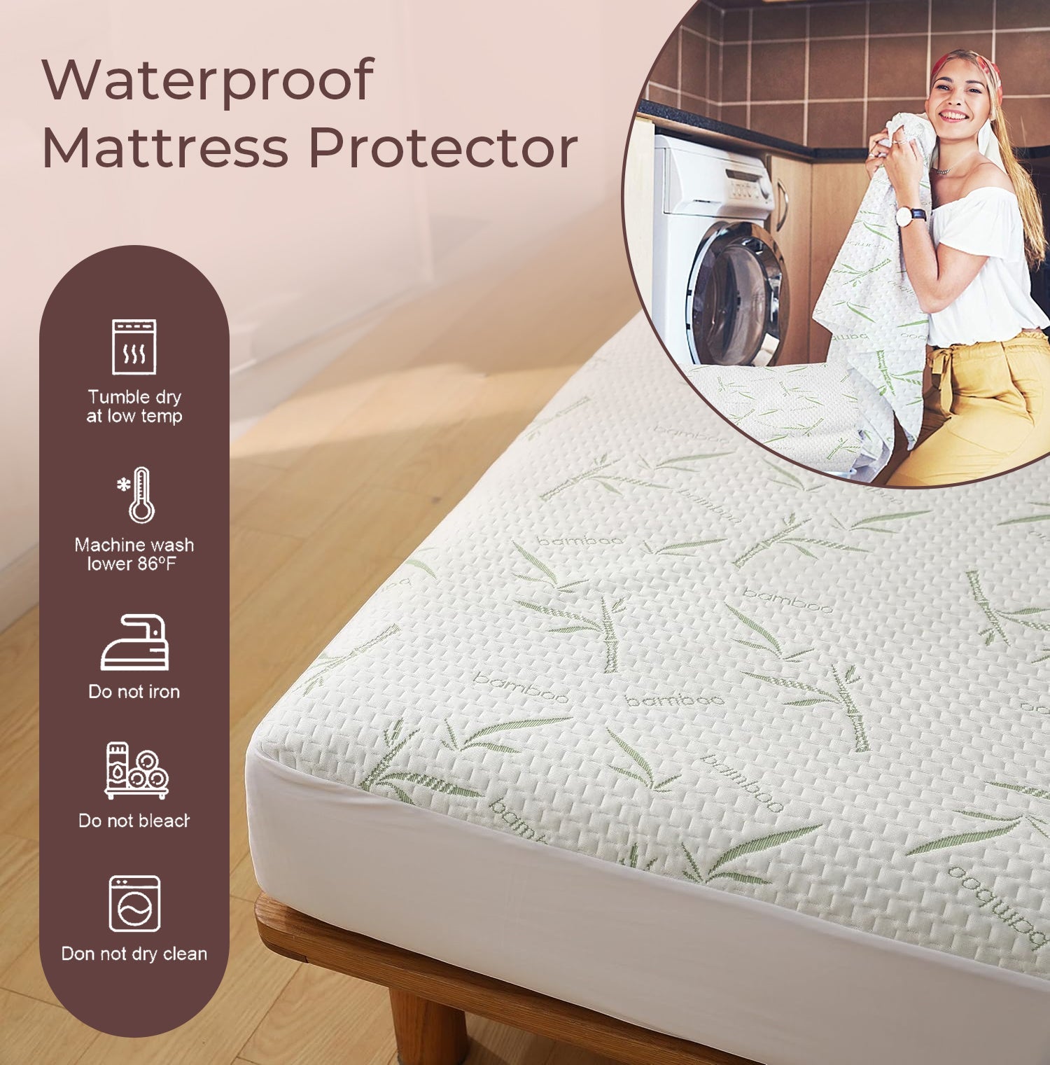 Premium Memory Foam Mattress Combo - Queen Size Bed Set with Cooling Gel & Supportive Base | Perfect for Back Pain Relief & Hot Sleepers | Ideal for Bedrooms, Guest Rooms & Dormitories