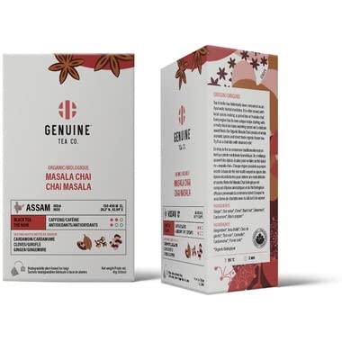 Organic Masala Chai Black Tea - Authentic Indian Spiced Tea Blend for Chai Lovers | Perfect for Morning Boost, Afternoon Relaxation & Cozy Evenings