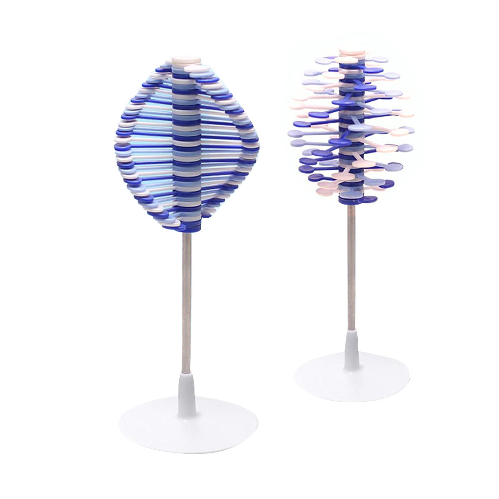 JBEELATE Wooden Rotating Lollipop Toy - Stress Relief & Fidget Toy for Kids & Adults - Office Desk Decor & Gift Idea - Perfect for Anxiety Relief, Focus Enhancement & Classroom Use