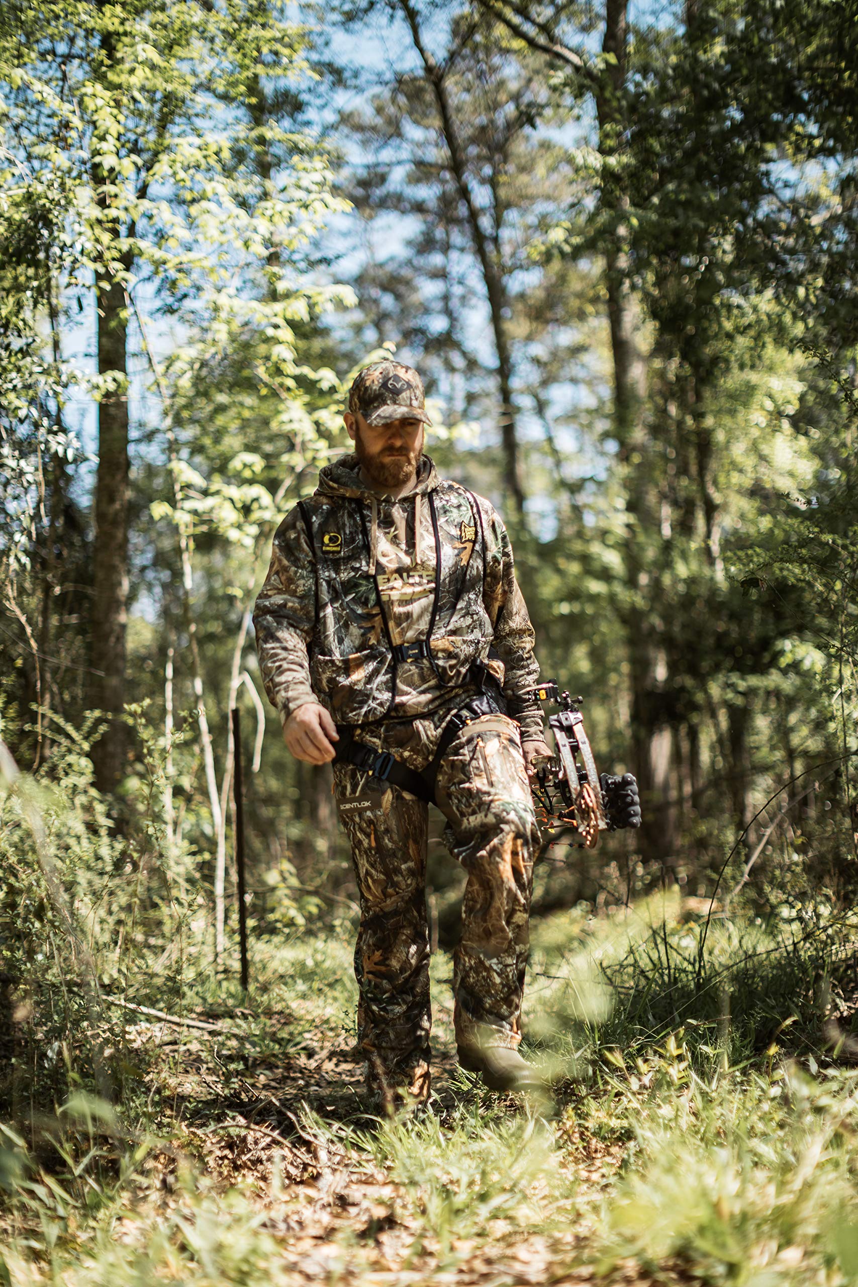 Hunter Safety System Treestalker Tree Stand Safety Harness - Adjustable Deer Hunting Vest for Tree Stand Hunters - Perfect for Bow Hunting, Rifle Hunting & Outdoor Adventures