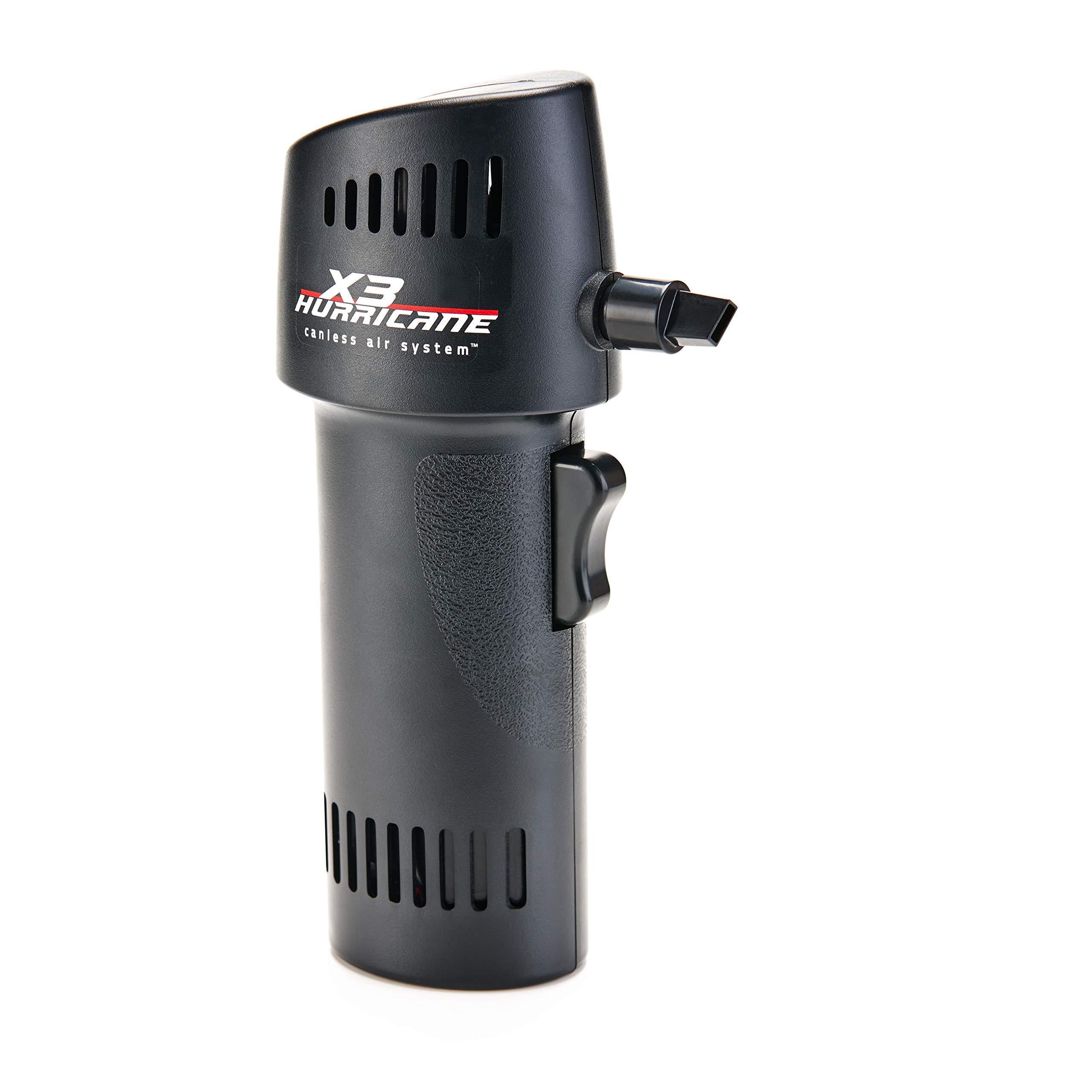 X3 Hurricane Canless Air Compressor - Portable Rechargeable Air Duster for Keyboard, Electronics, PC & Household Cleaning - 5 Nozzle Attachments - Ideal for Office, Gaming Setup & Home Maintenance