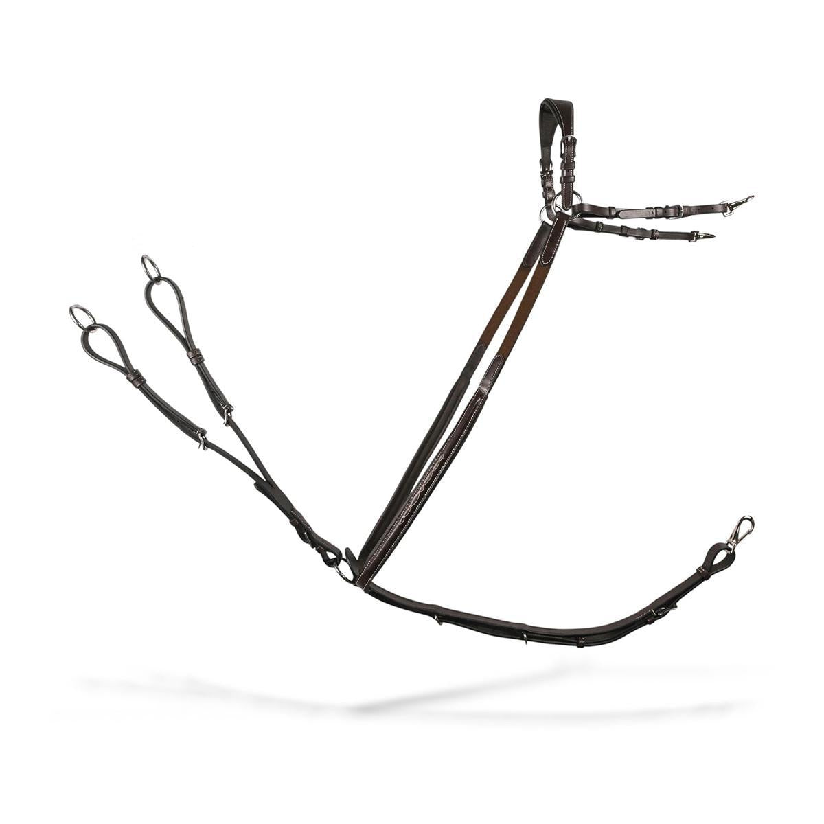 Jake Adams Adjustable Breastplate with Running Attachment - Secure & Comfortable Horse Riding Gear for Equestrian Training & Trail Riding