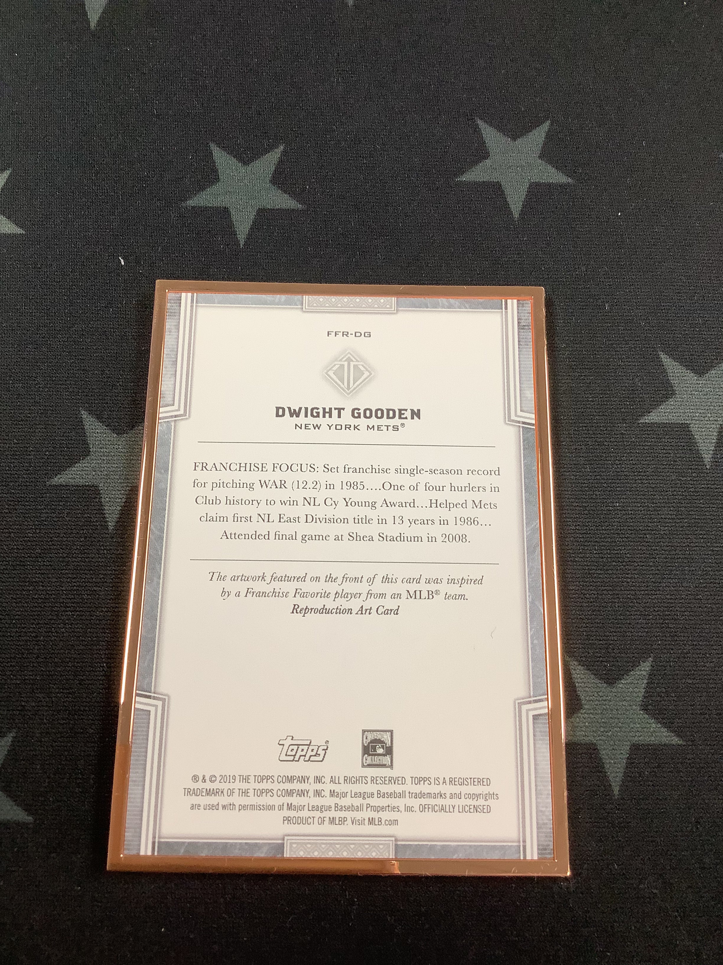 2019 Dwight Gooden Franchise Favorites Transcendent Collection Baseball Card #FFR DJ /100 - Rare Collectible for Baseball Fans & Memorabilia Enthusiasts