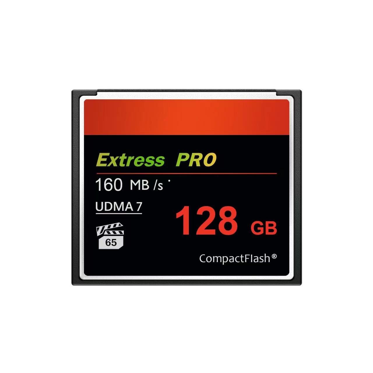 128GB CompactFlash Card - UDMA 160MB/s High-Speed CF Memory Card for DSLR & Professional Cameras - Perfect for 4K Video Recording & Burst Mode Photography