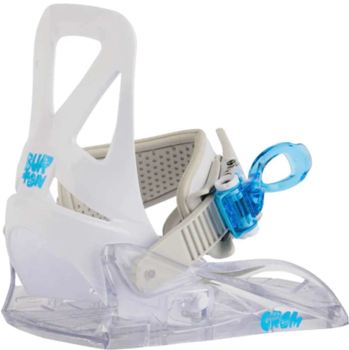 Burton Junior's Grom Disc Snowboard Binding 2024 - Kids Snowboard Bindings for Boys & Girls - Adjustable Strap System - Perfect for Beginner Snowboarders & Youth Riders - Ideal for Mountain Slopes & Snow Parks