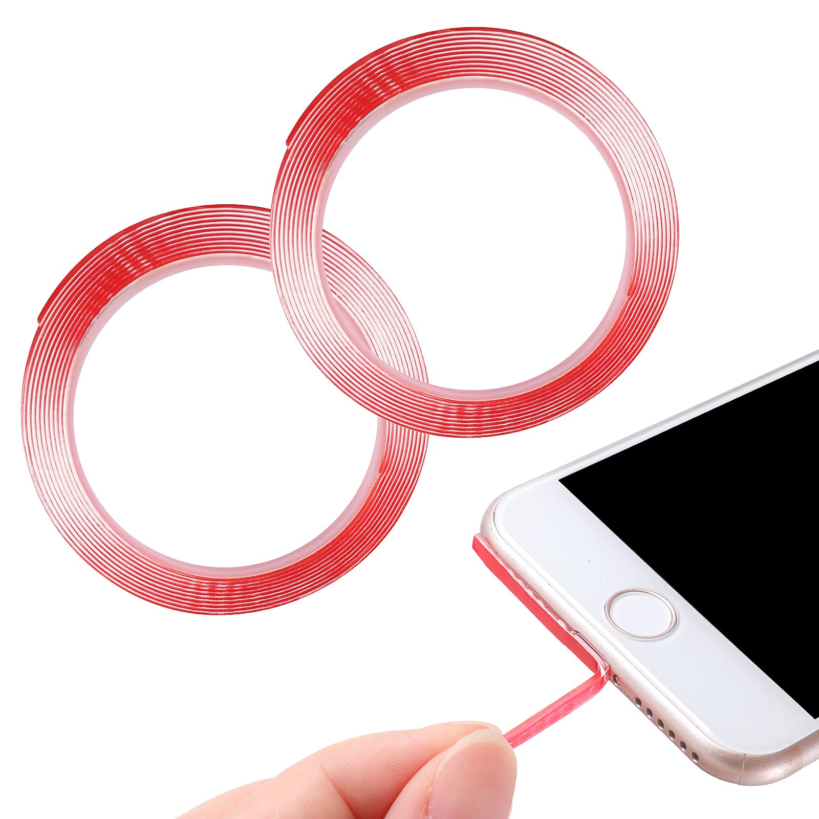 2 Pack Phone Speaker Cleaning Kit - Adhesive Dust Remover Stickers for Samsung, LG, Android Phones | Clean Speaker, Receiver & Microphone Holes | Perfect for Home, Office & Travel Use