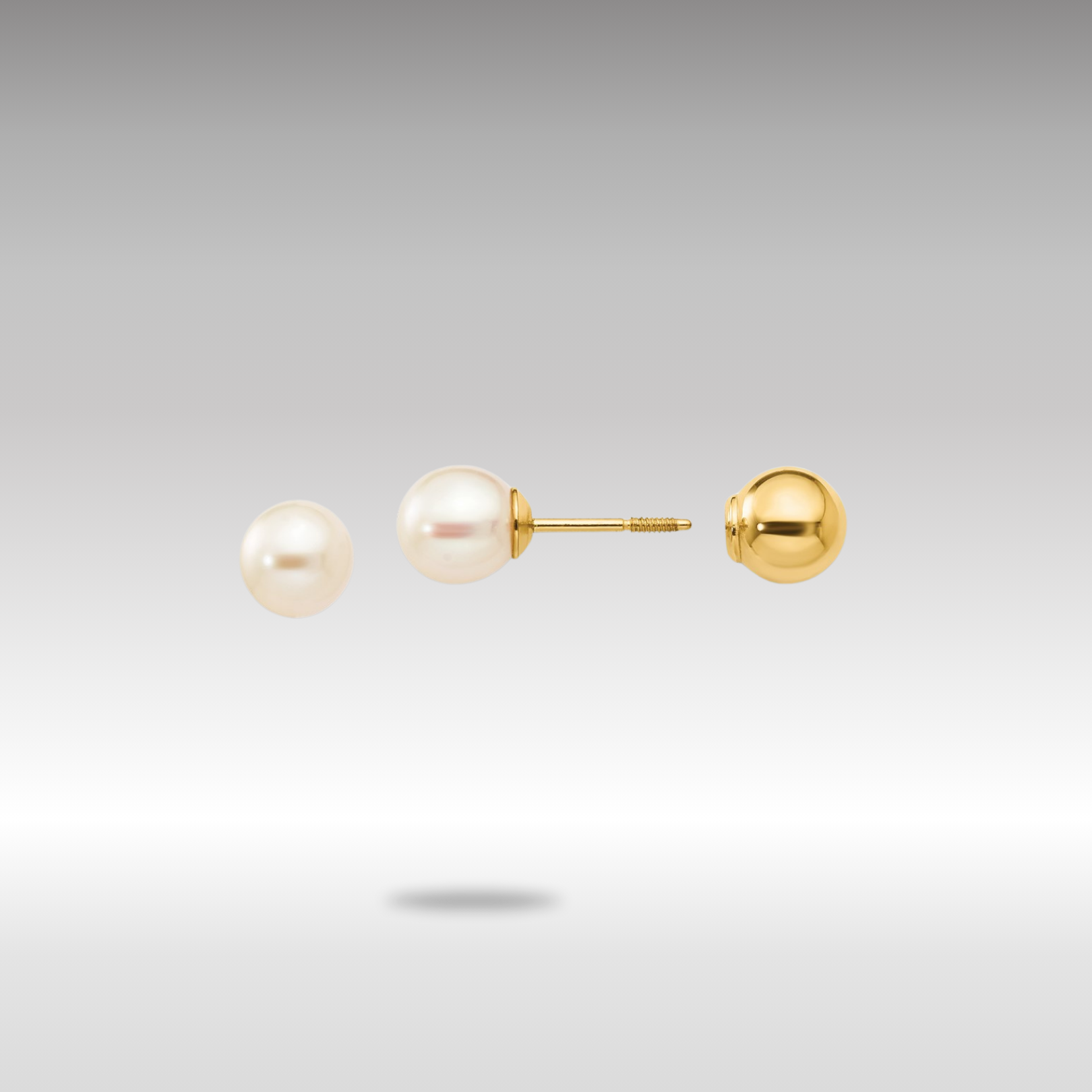 Reversible Gold Madi K Cultured Pearl & Bead Drop Earrings SE263 - Elegant Jewelry for Weddings, Parties & Special Occasions