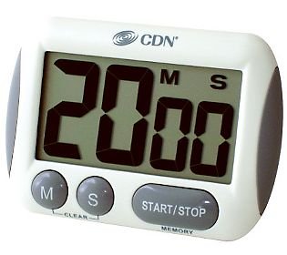 Extra Large Digital Timer with Big Digits - Brown Kitchen Countdown Timer for Cooking, Baking, and Lab Experiments