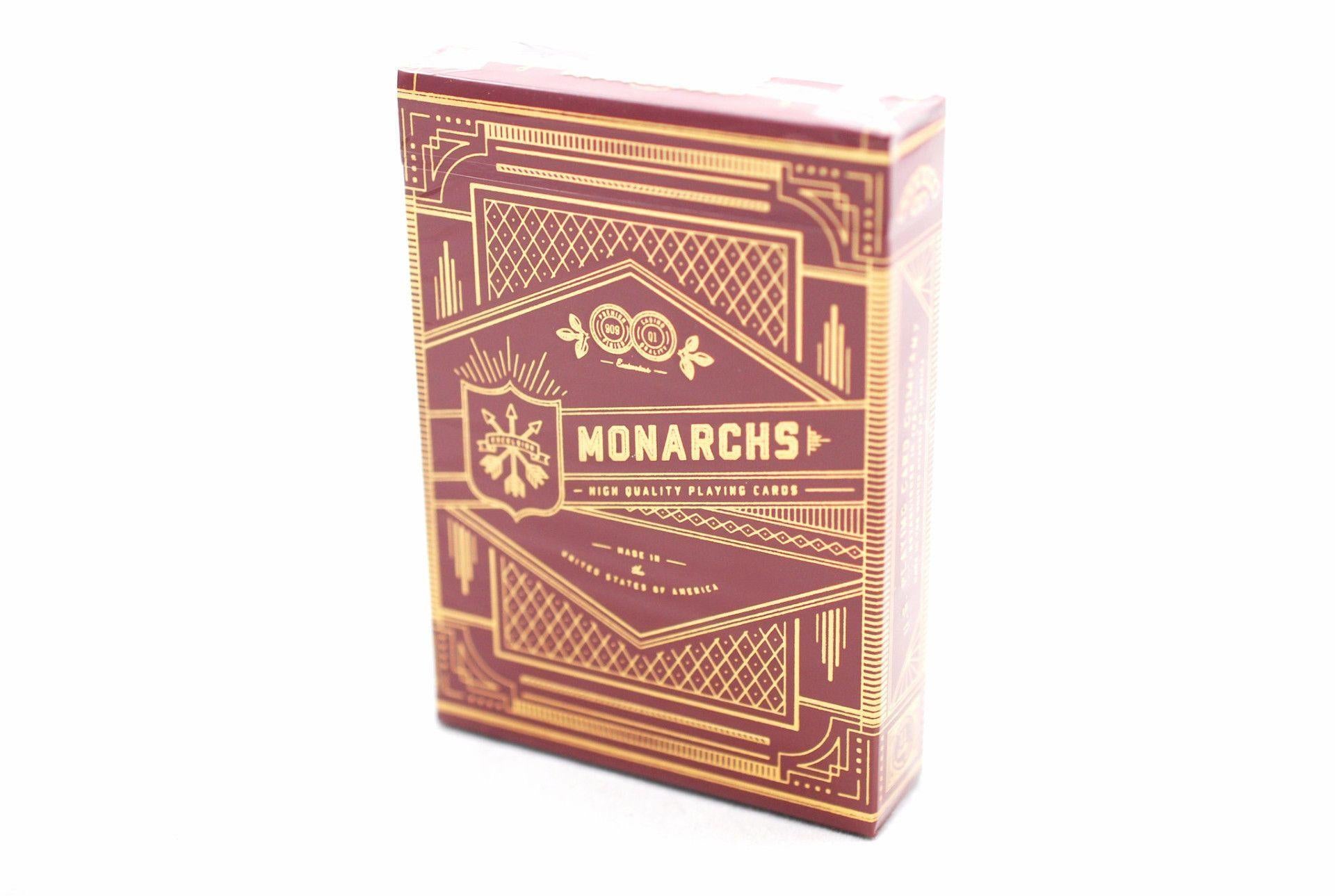 Red Monarchs Limited 1st Edition Playing Cards - Premium Collectible Card Deck for Magic Tricks, Poker Games & Cardistry - Perfect for Card Collectors and Magicians