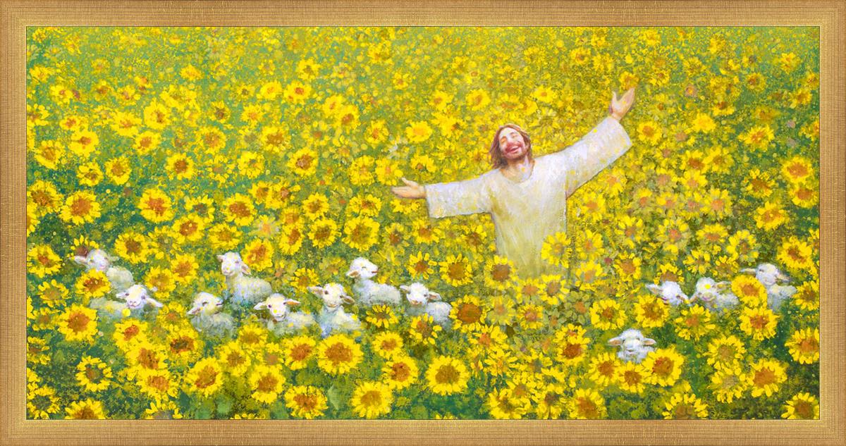 Be Glad and Rejoice - Inspirational Christian Wall Art Decor for Home & Office | Perfect for Living Room, Bedroom, Church Gift & Faith-Based Encouragement