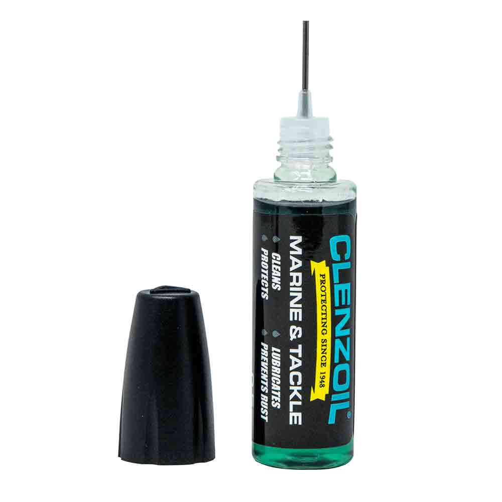 Clenzoil Marine & Tackle 1/2OZ Needle Oiler - Premium Lubricant for Fishing Reels, Guns & Tools | Ideal for Outdoor, Hunting & Maintenance Use