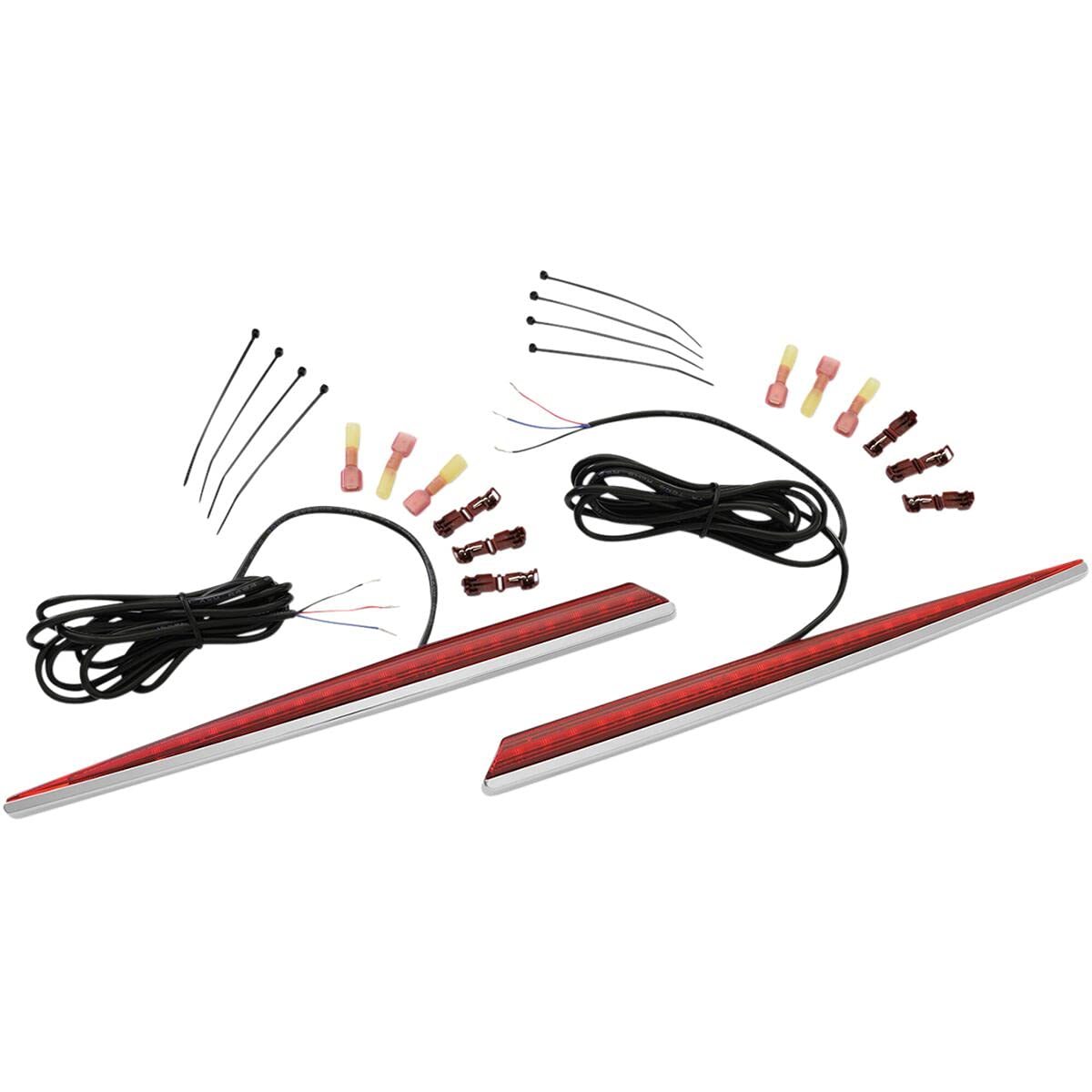 Show Chrome Accessories - 52-946 LED Motorcycle Saddlebag Side Accent Lights for Honda GL1800 2018+ Goldwing | Enhanced Visibility & Style for Night Riding Safety