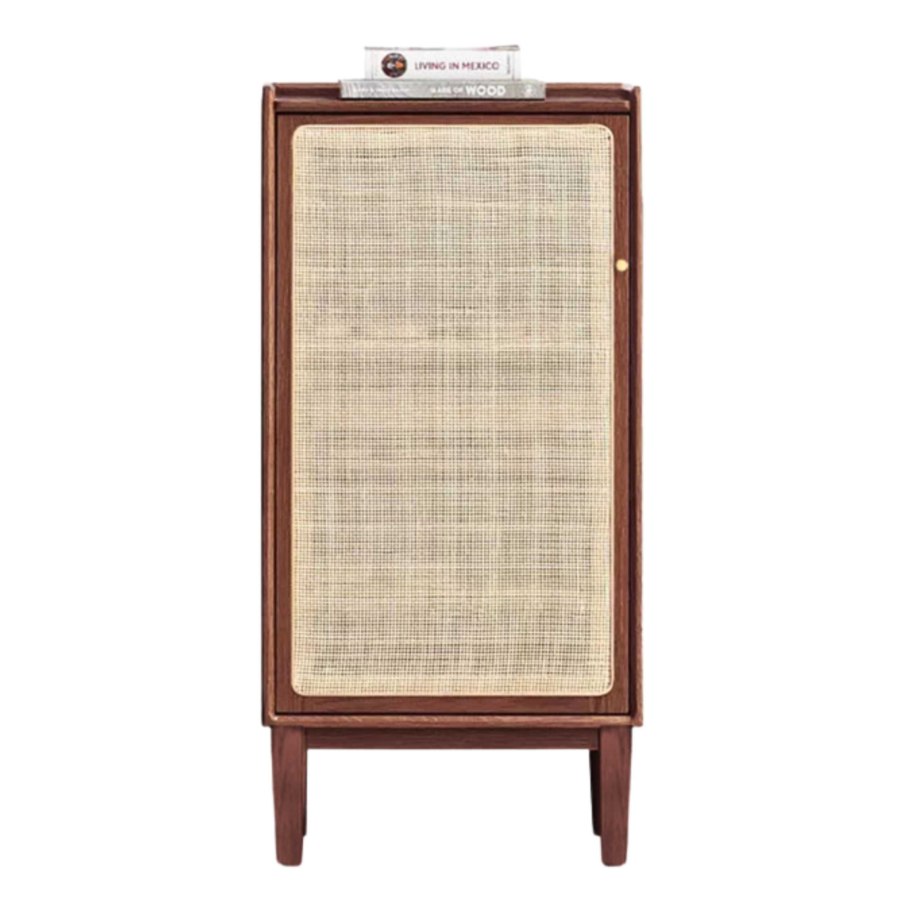 18.9x13.8x39.4 inch/ 48x35x100cm/ walnut Wood Color/  Oak solid wood narrow shoe cabinet