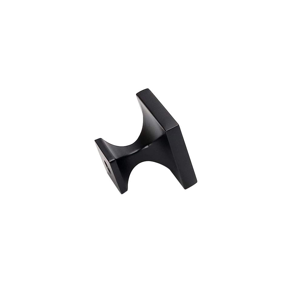 Peaha 15 Pack Black Square Cabinet Knobs - PH6785BK Drawer Pulls Hardware for Kitchen, Bathroom & Dresser - Perfect for Cabinets, Drawers, Closets & Furniture Upgrades
