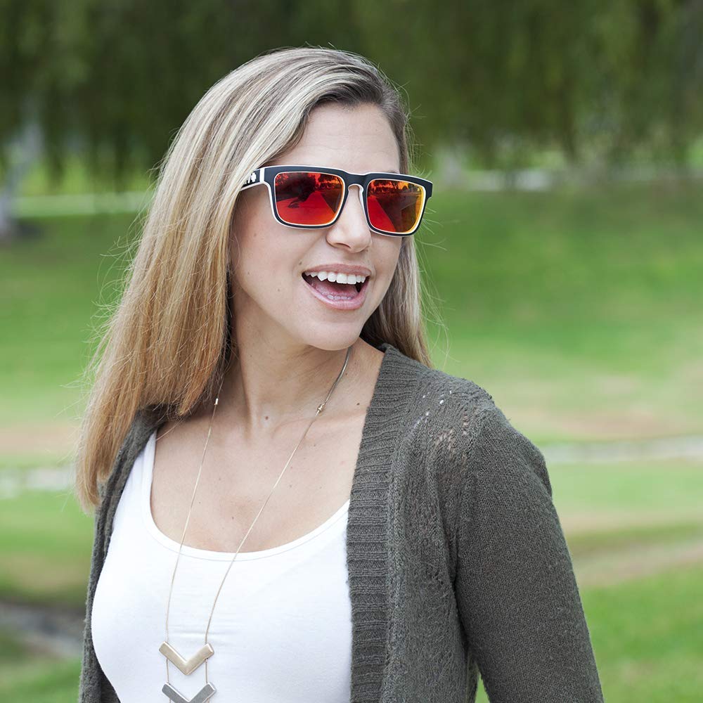 SPY Optic Helm Wayfarer Sunglasses - Polarized UV Protection for Men & Women - Stylish Outdoor, Driving & Sports Shades