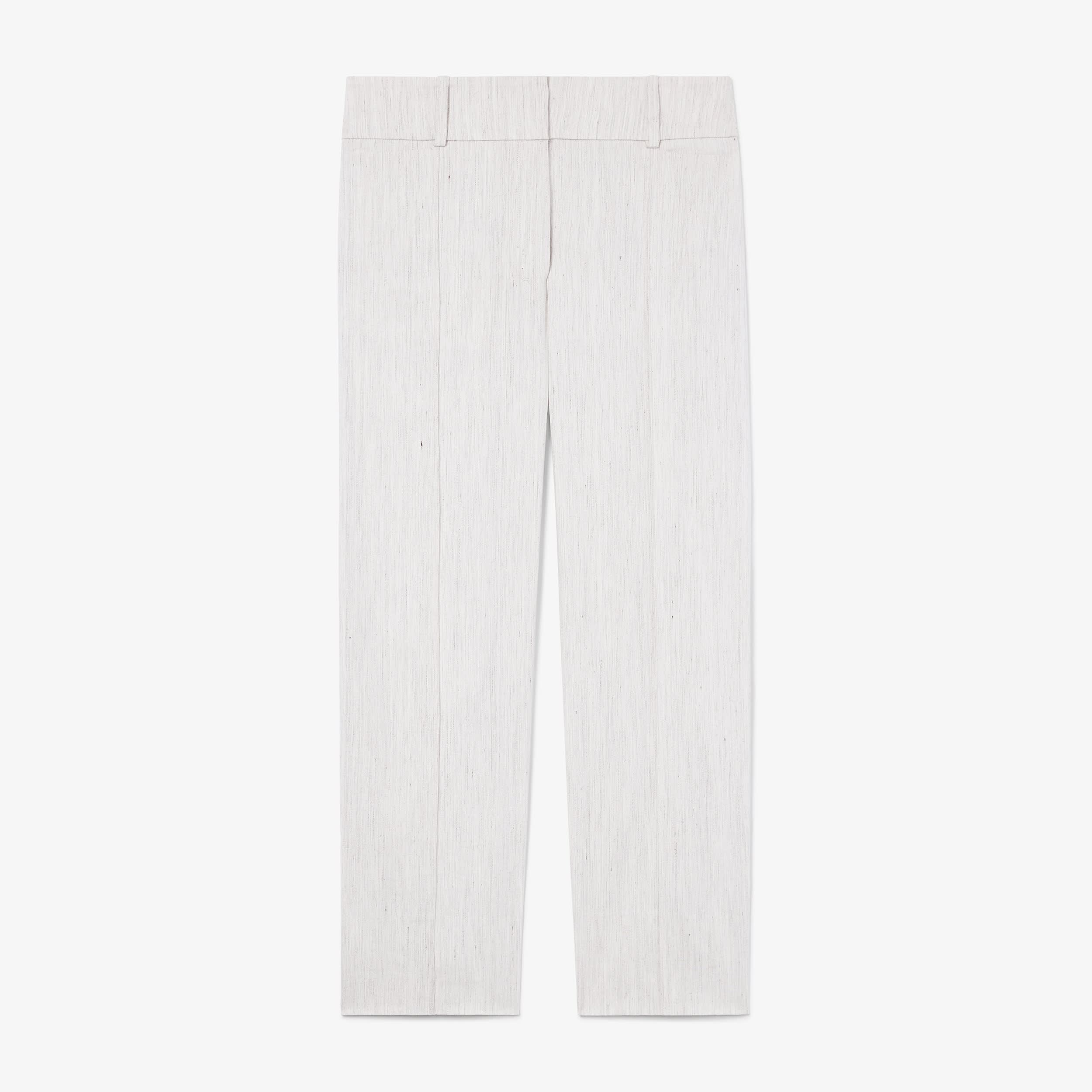 Chester Pant - Slubbed Stretch Linen Pants for Women | Natural Color | Comfortable Casual Wear for Office & Weekend Outings