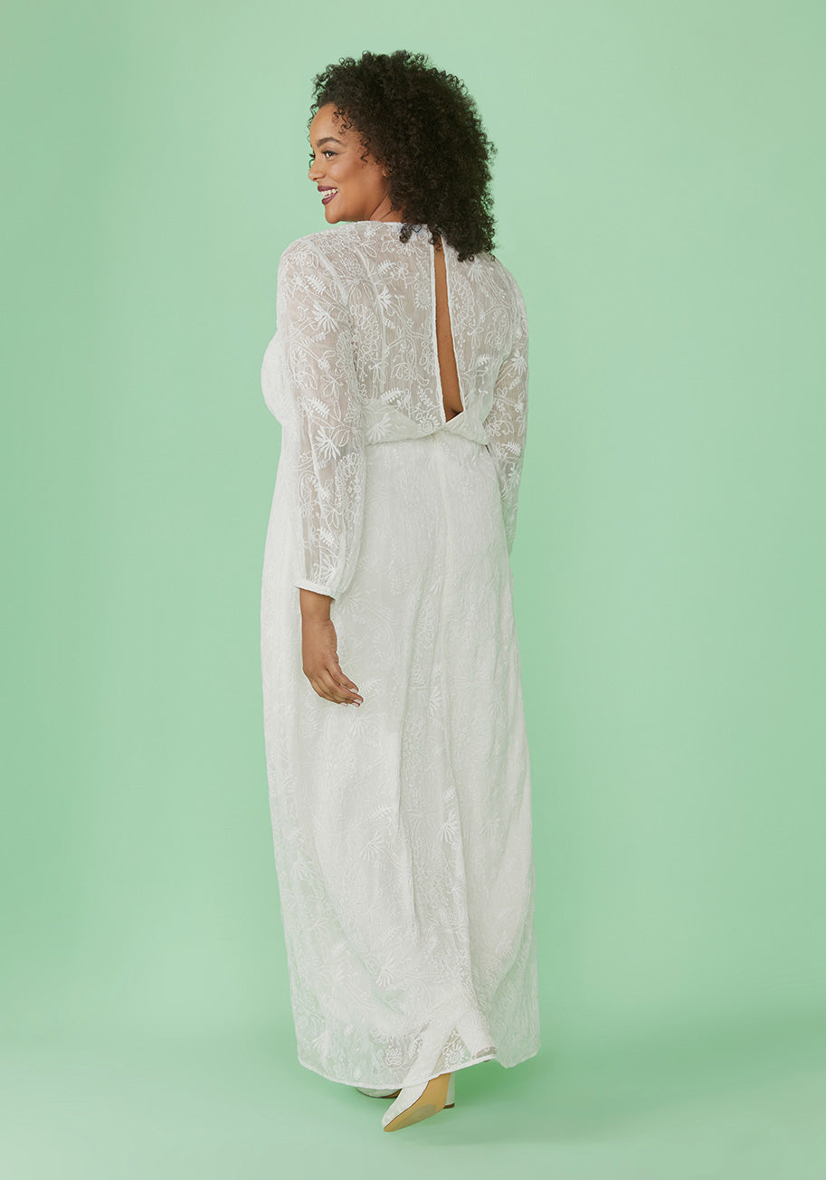 Just the Beginning Maxi Dress - Flowy Long Summer Dress for Women, Beach Wedding & Vacation Outfit