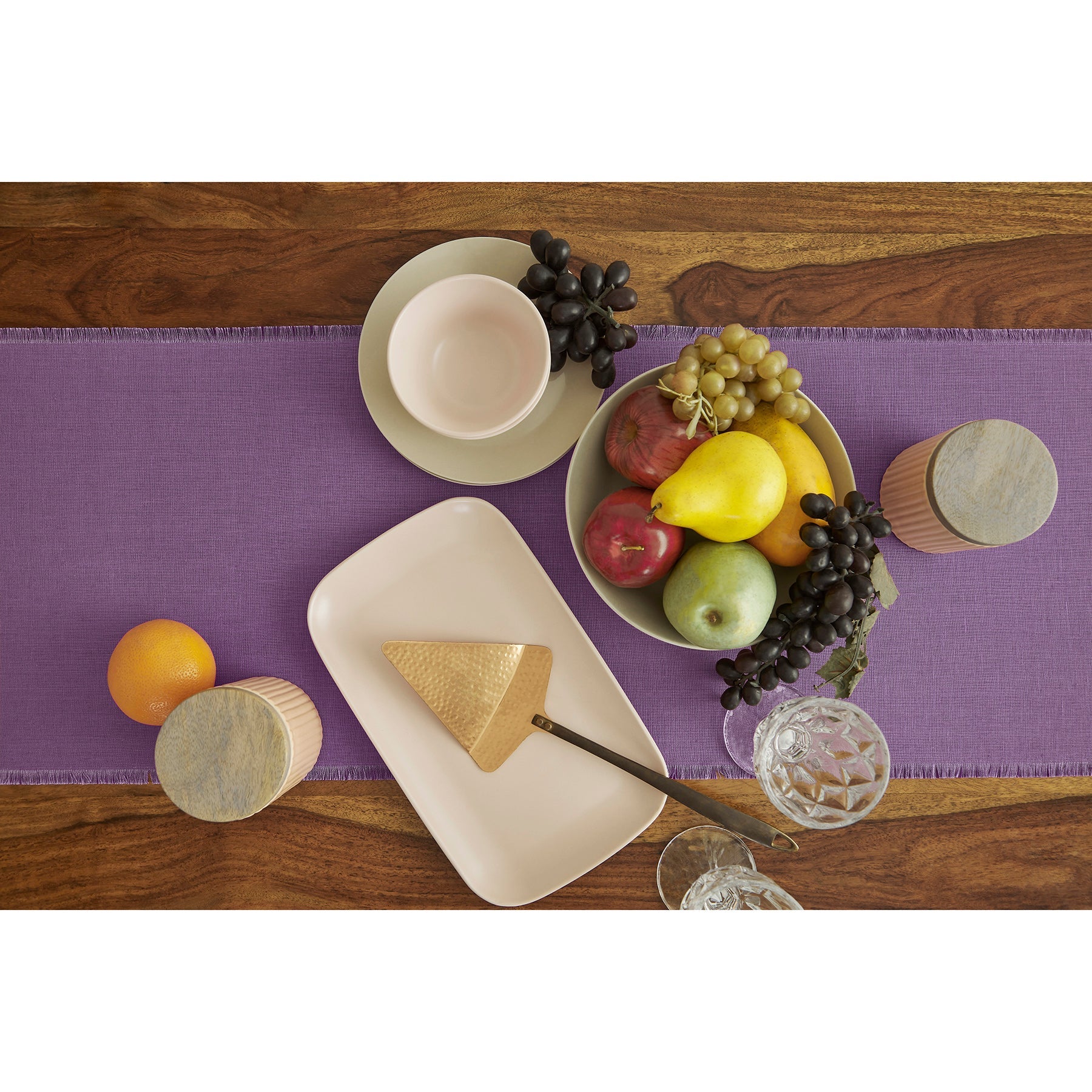 Elegant Fringe Table Runner for Dining Room Decor - Perfect for Weddings, Parties, and Home Decor | Washable & Durable Lace Trim Table Cover