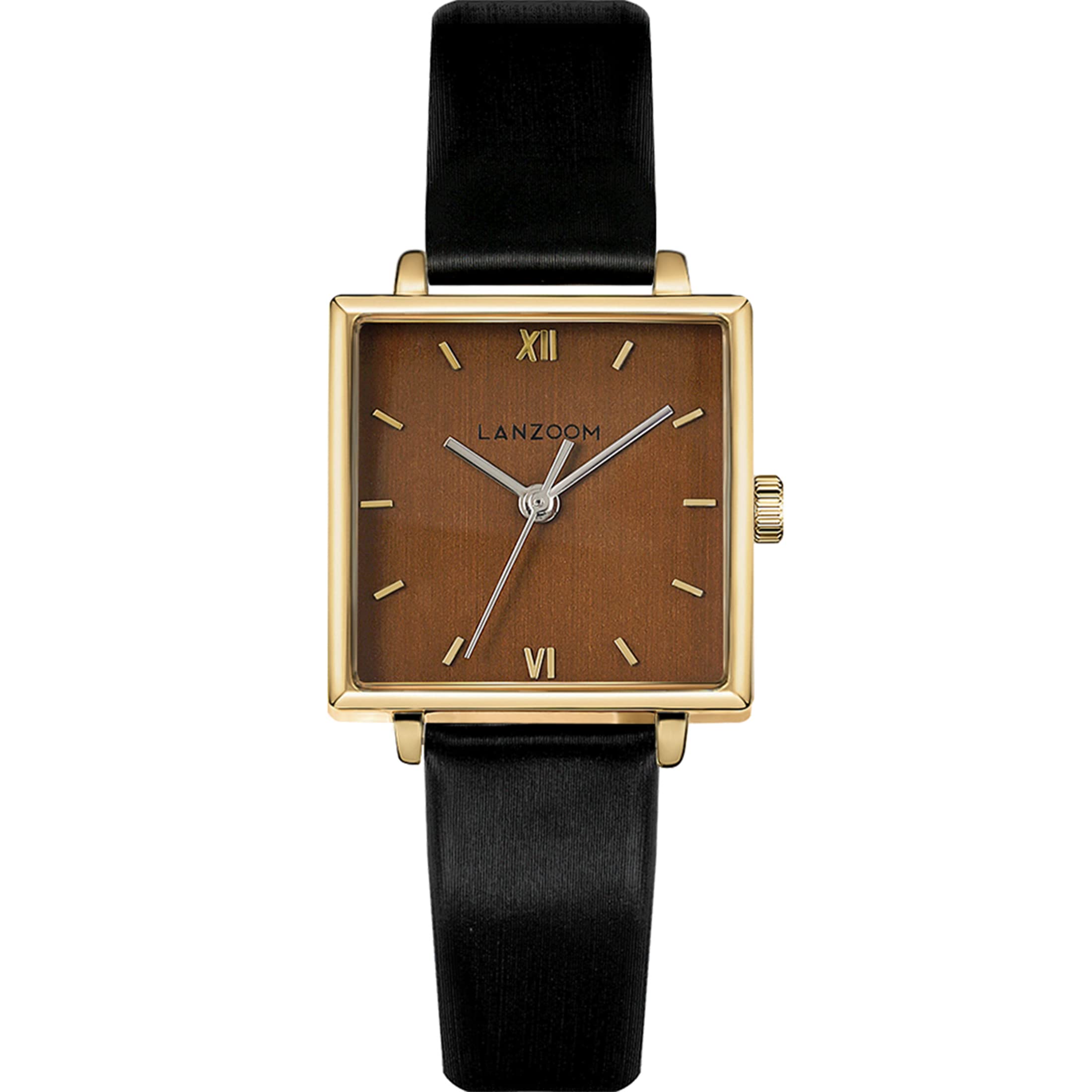 LANZOOM Women's Square Watch - 316L Stainless Steel Quartz Watch for Fashion & Gifts | Perfect for Holidays & Special Occasions