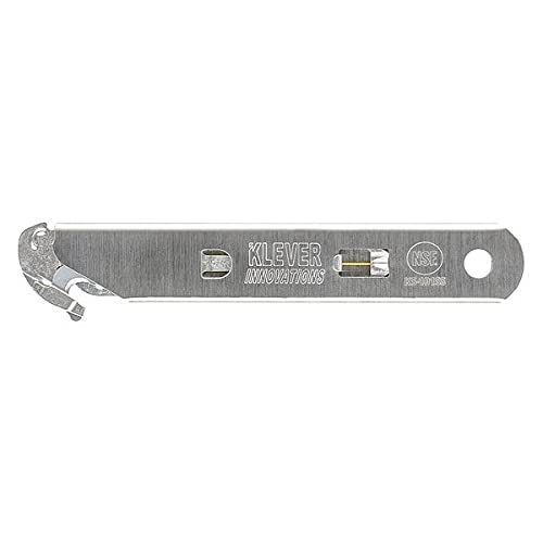 Safety Cutter with Fixed Rounded Blade - Stainless Steel Utility Knife for Packaging, Crafting & Office Use