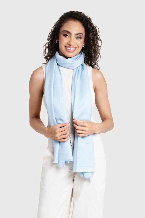 Luxury Cashmere Silk Scarf for Women - Soft Winter Wrap Shawl - Perfect for Office, Travel & Special Occasions