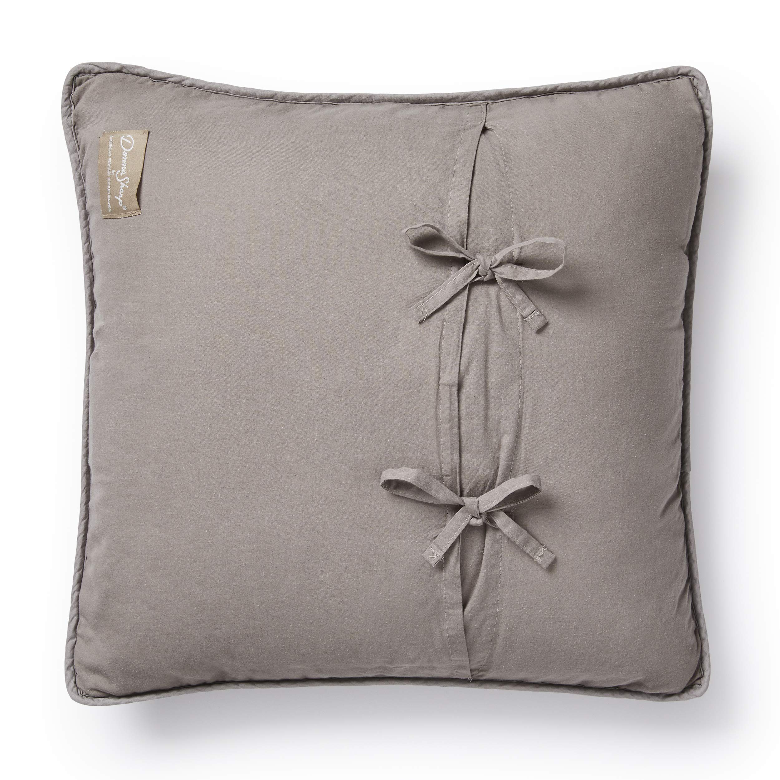 Donna Sharp Throw Pillow - Birch Forest Lodge Style Square Decorative Pillow with Log Cabin Design - Perfect for Cabin, Rustic Home Decor & Cozy Living Room Accent