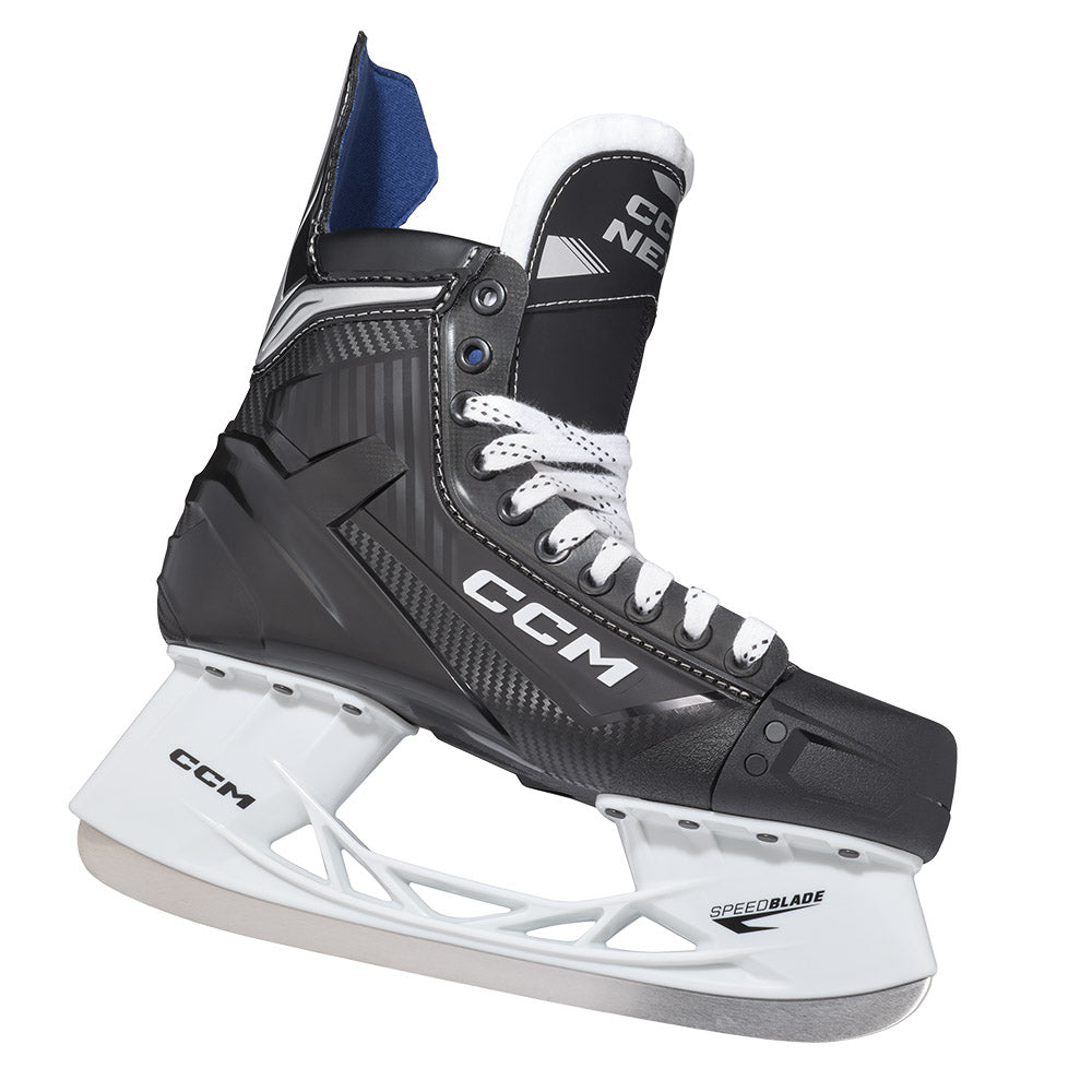 CCM Next Junior Ice Hockey Skates - Youth Hockey Skates for Boys & Girls - Lightweight Performance Skates for Ice Rink & Hockey Training - Perfect for Beginners & Recreational Players