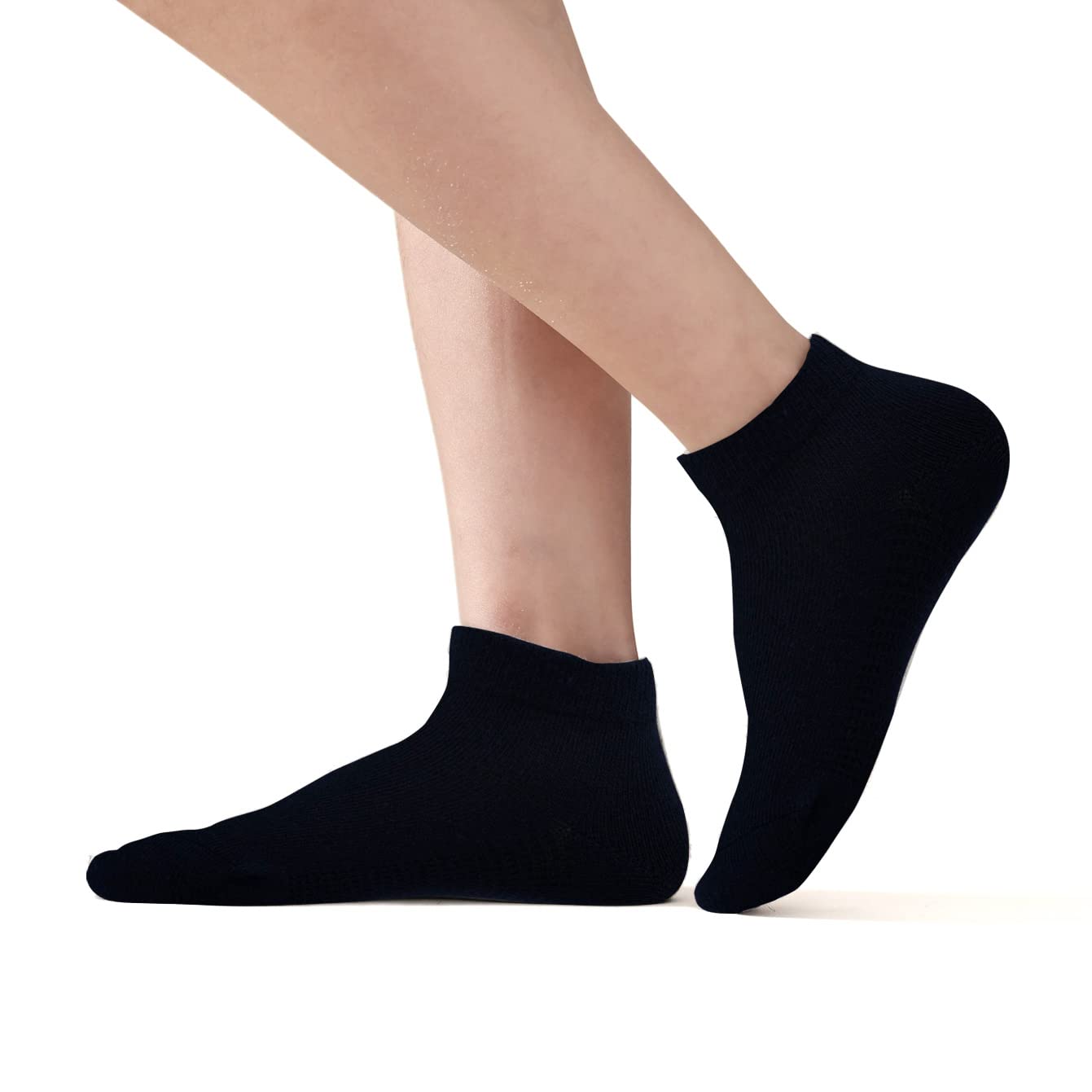 EPEIUS Kids Ankle Socks 6 Pack - Seamless No Show Socks for Girls & Boys, Breathable Cotton Athletic Socks for School, Sports & Everyday Wear