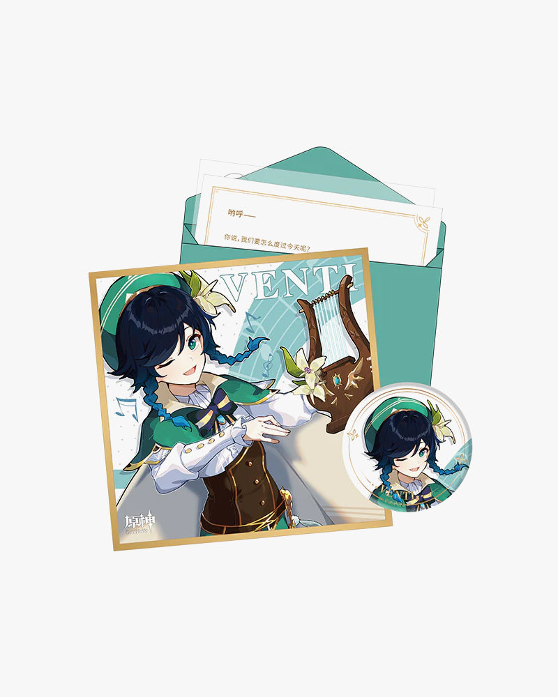 Genshin Impact© Day of Destiny Birthday Series Set - Official Merchandise Collection for Anime Fans | Perfect Gift for Gamers, Cosplay & Birthday Celebrations