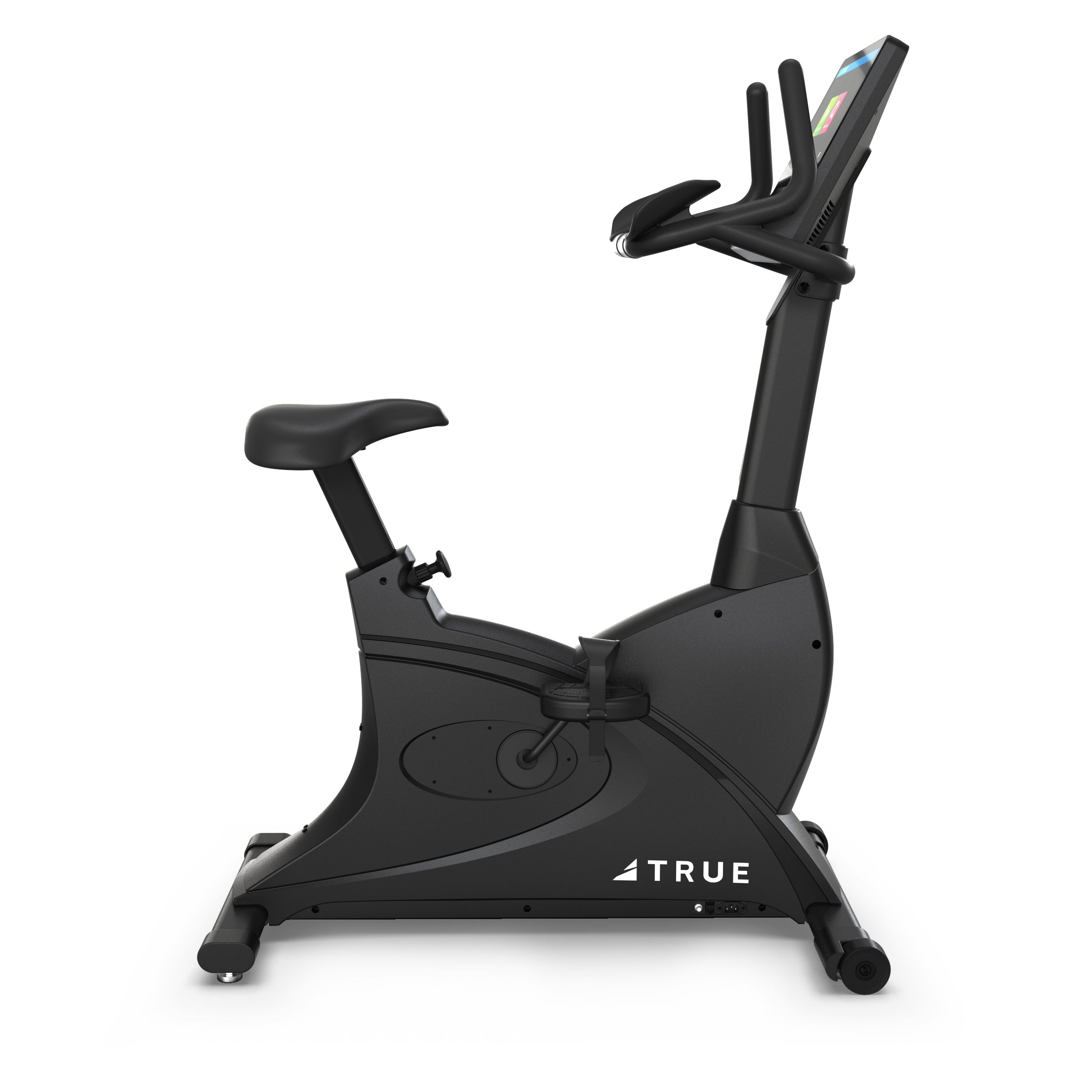 TRUE Fitness Launch Upright Exercise Bike for Home Gym - Cardio Workout Equipment for Indoor Cycling & Fitness Training