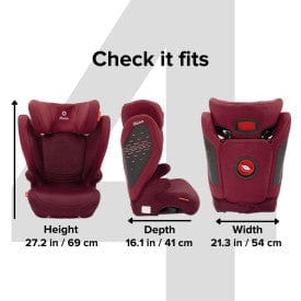 Diono Monterey XT Latch Booster Car Seat - High Back Booster for Big Kids 3-12 Years (25-120 lbs) | Side Impact Protection | Easy Installation for Safe Family Travel & School Commute