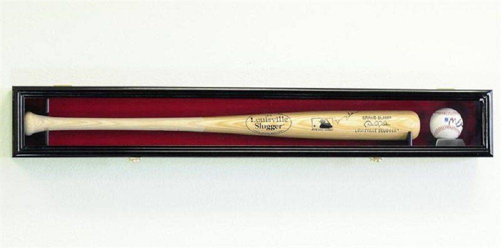 Premium Baseball Bat Display Case - UV Protection 98%, Lockable, Vertical & Horizontal Mounting - Perfect for Collectors, Sports Memorabilia, and Home Decor